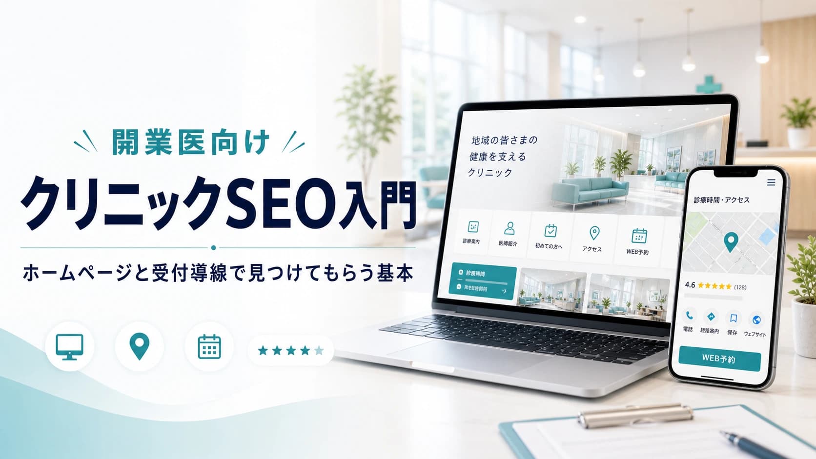COL-004 eyecatch 開業医のためのクリニックSEO入門