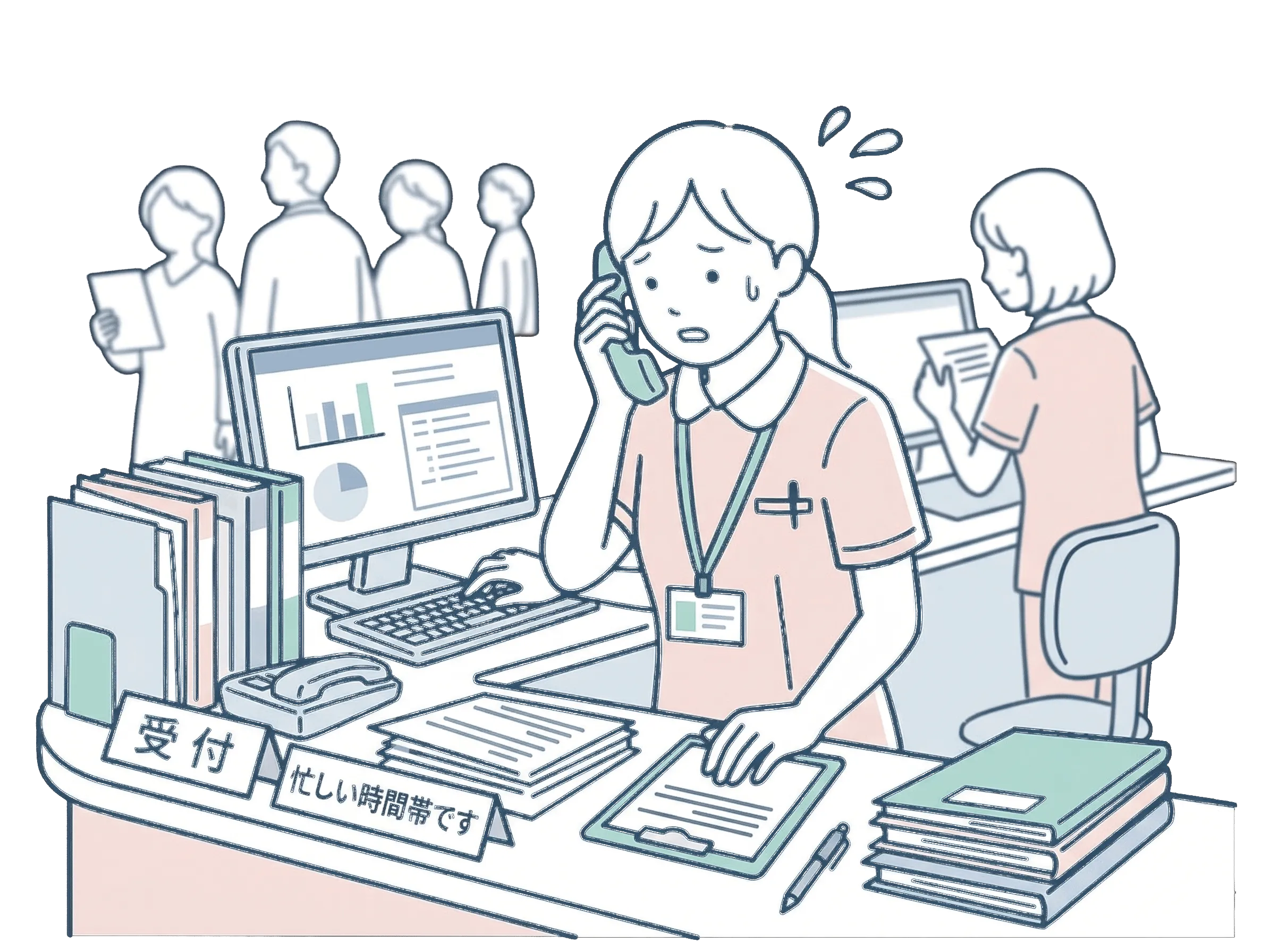 予約電話の対応負荷